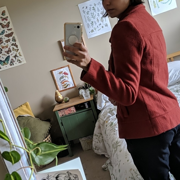 XS Red peacoat - Picture 6 of 9